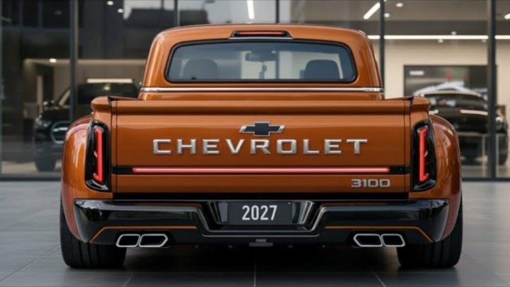 Chevrolet 3100 Concept 2027 Review: Pickup Clásica Futurista, Potencia Moderna, Lujo Exclusivo e Innovación Premium