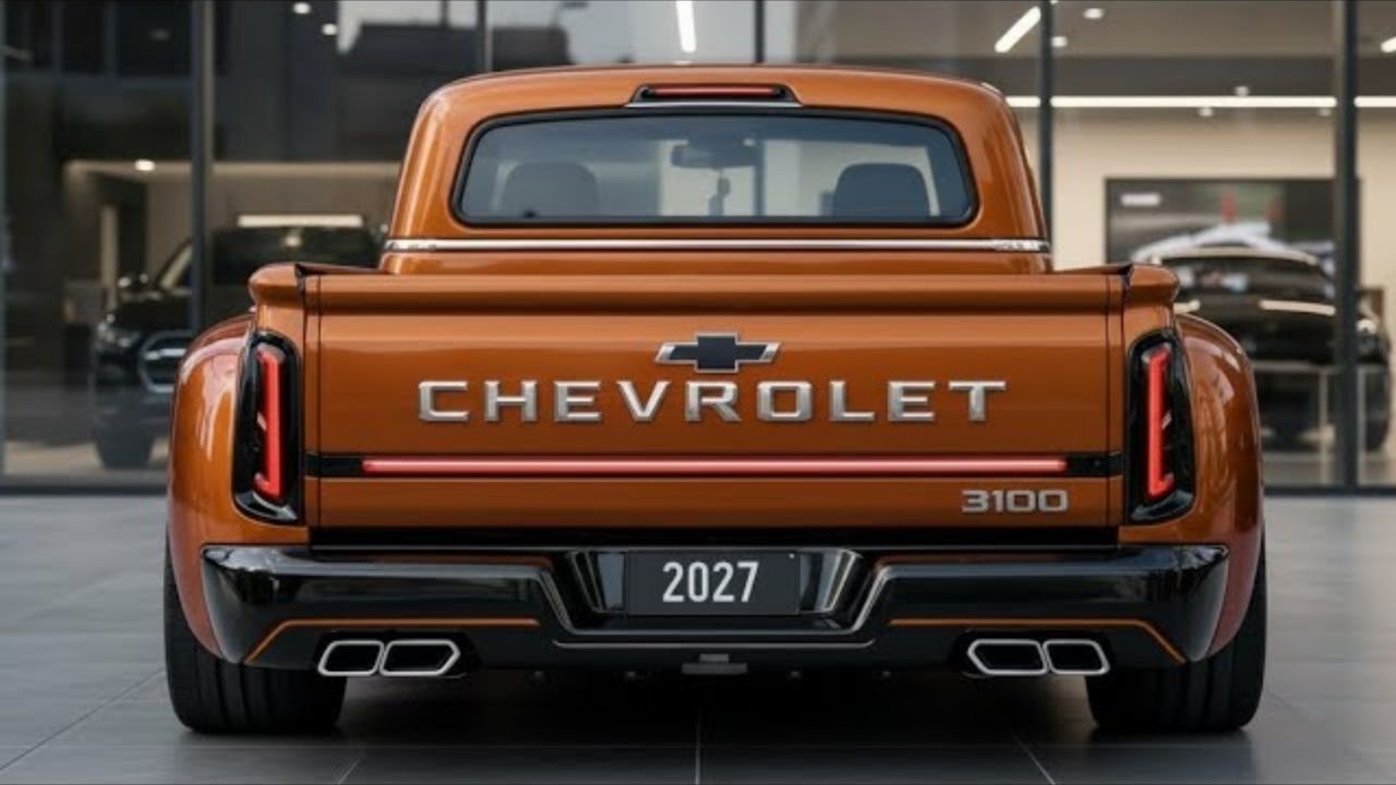 Chevrolet 3100 Concept 2027 Review: Pickup Clásica Futurista, Potencia Moderna, Lujo Exclusivo e Innovación Premium