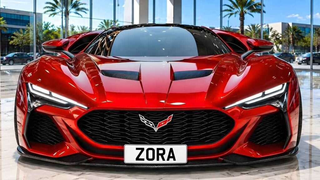 Chevrolet Corvette ZORA 2027 Review: Superdeportivo Americano de 1250 HP, Lujo Moderno y Diseño Exclusivo