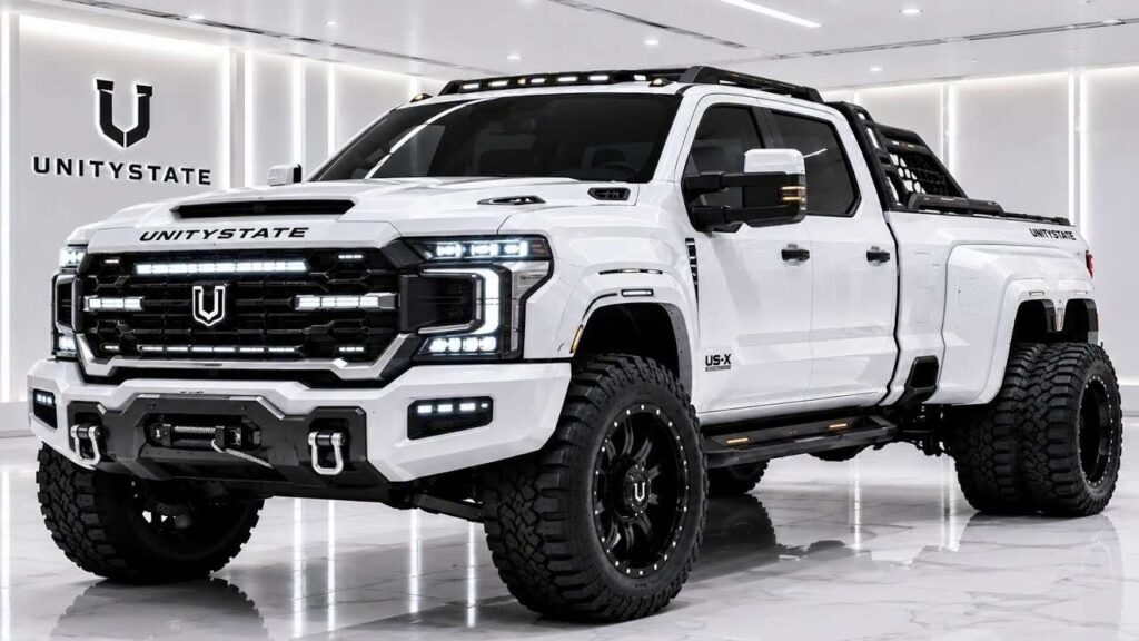 2027 UNITYSTATE US X Concept | Pickup de Lujo Futurista, Potencia, Innovación, Interior Premium y Exterior Moderno