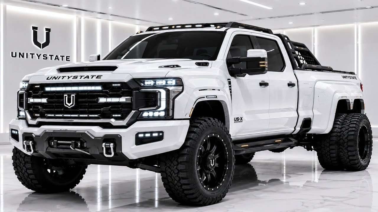 2027 UNITYSTATE US X Concept | Pickup de Lujo Futurista, Potencia, Innovación, Interior Premium y Exterior Moderno