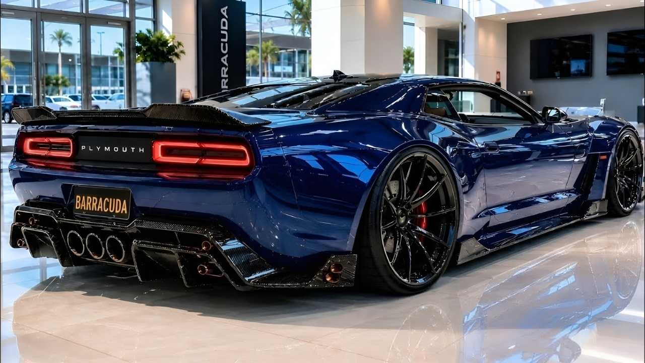 Plymouth Barracuda 2027 | Coupé Deportivo, Potencia, Innovación, Estilo Moderno, Tecnología Avanzada y Exclusividad