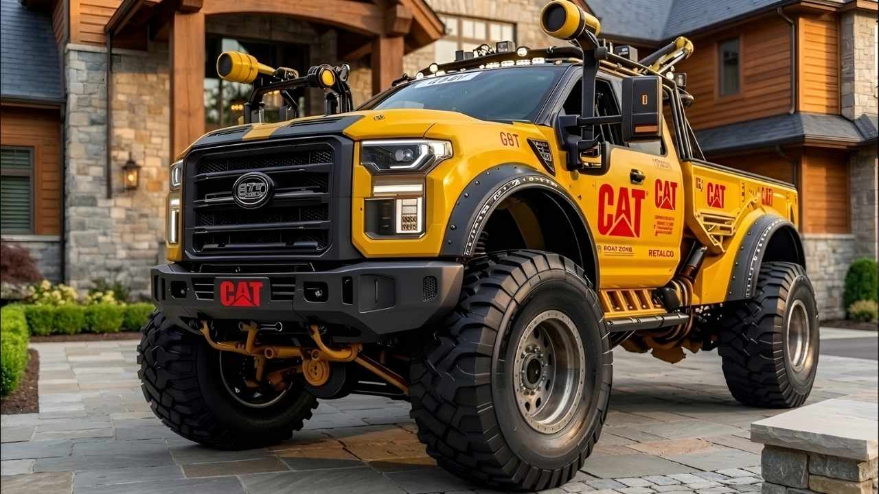 Caterpillar CAT Titan X 2027 | Pickup Concepto, Potencia, Innovación, Estilo Moderno y Lujo