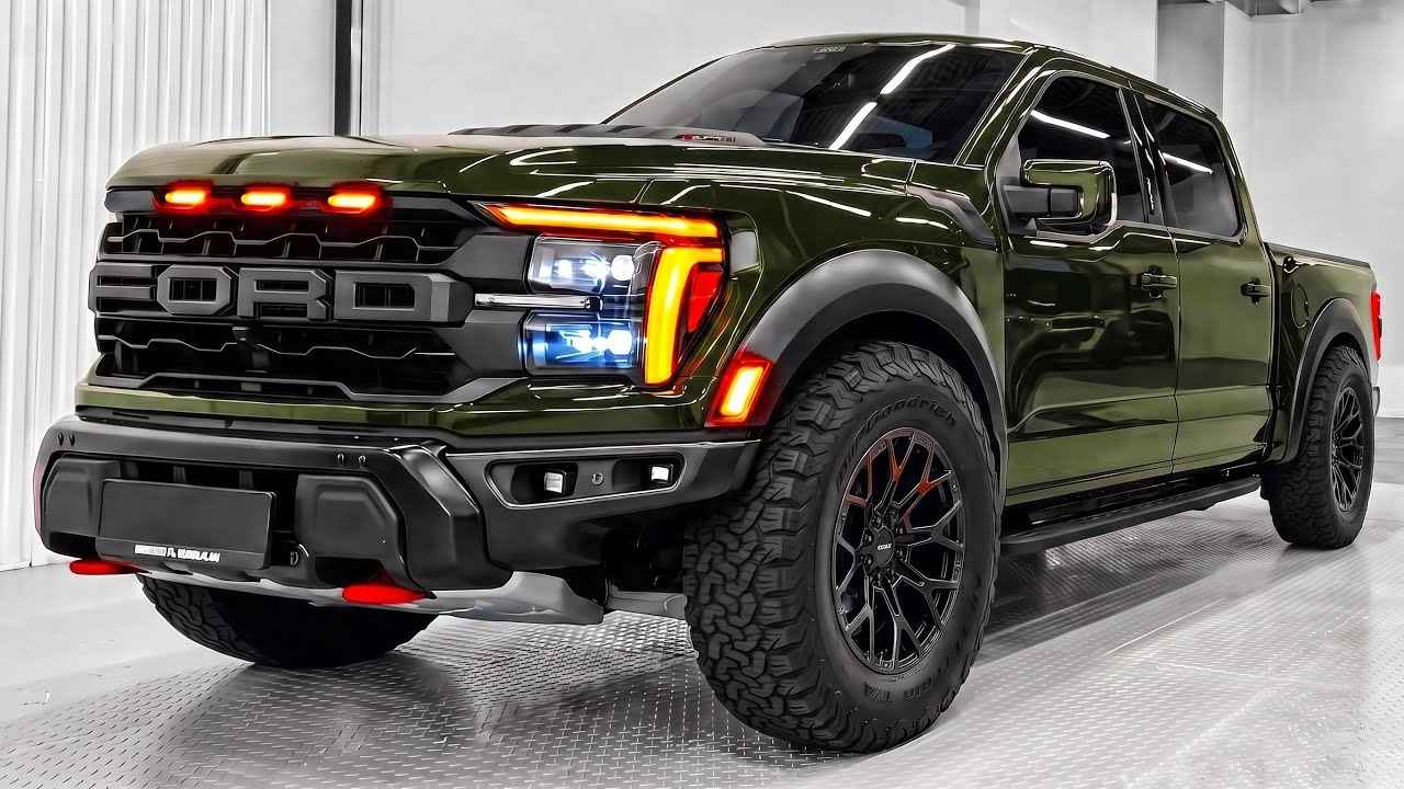 2026 Ford F-150 Raptor Shelter Green: La Pickup Todoterreno que Lleva la Potencia, el Lujo y la Tecnología a Otro Nivel