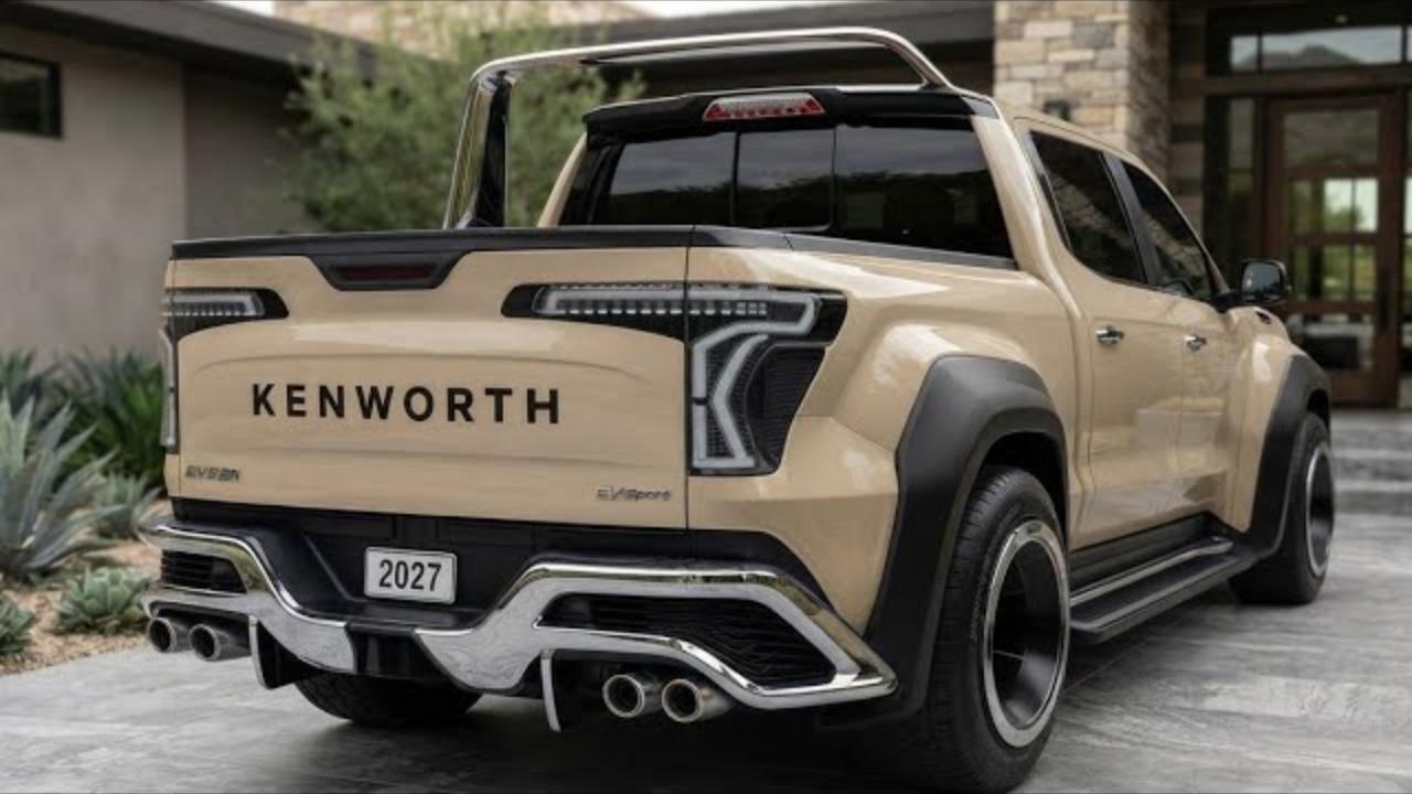 2026 Kenworth W 99 Pickup Concept: La Pickup del Futuro que Combina Lujo Extremo, Potencia e Innovación