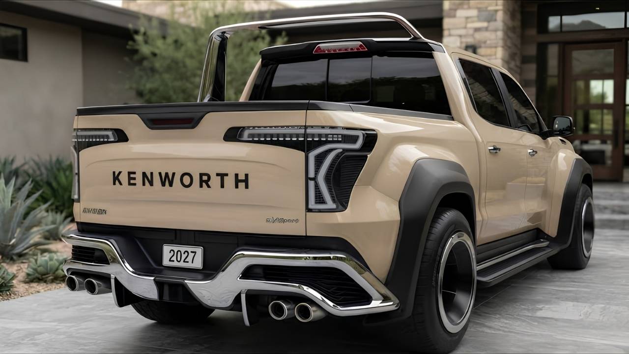 Kenworth W 99 Concept 2027 Review: Pickup de Lujo Futurista, Potencia Extrema e Innovación Moderna